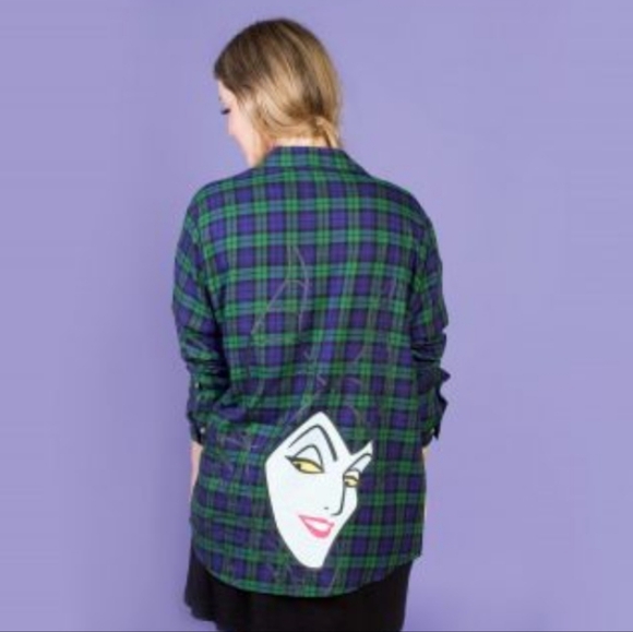 cakeworthy Tops - Cakeworthy Maleficent Flannel
